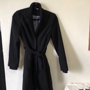 Wrap around peacoat